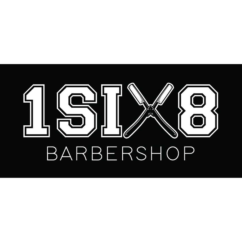 1SIX8 Barbershop Logo