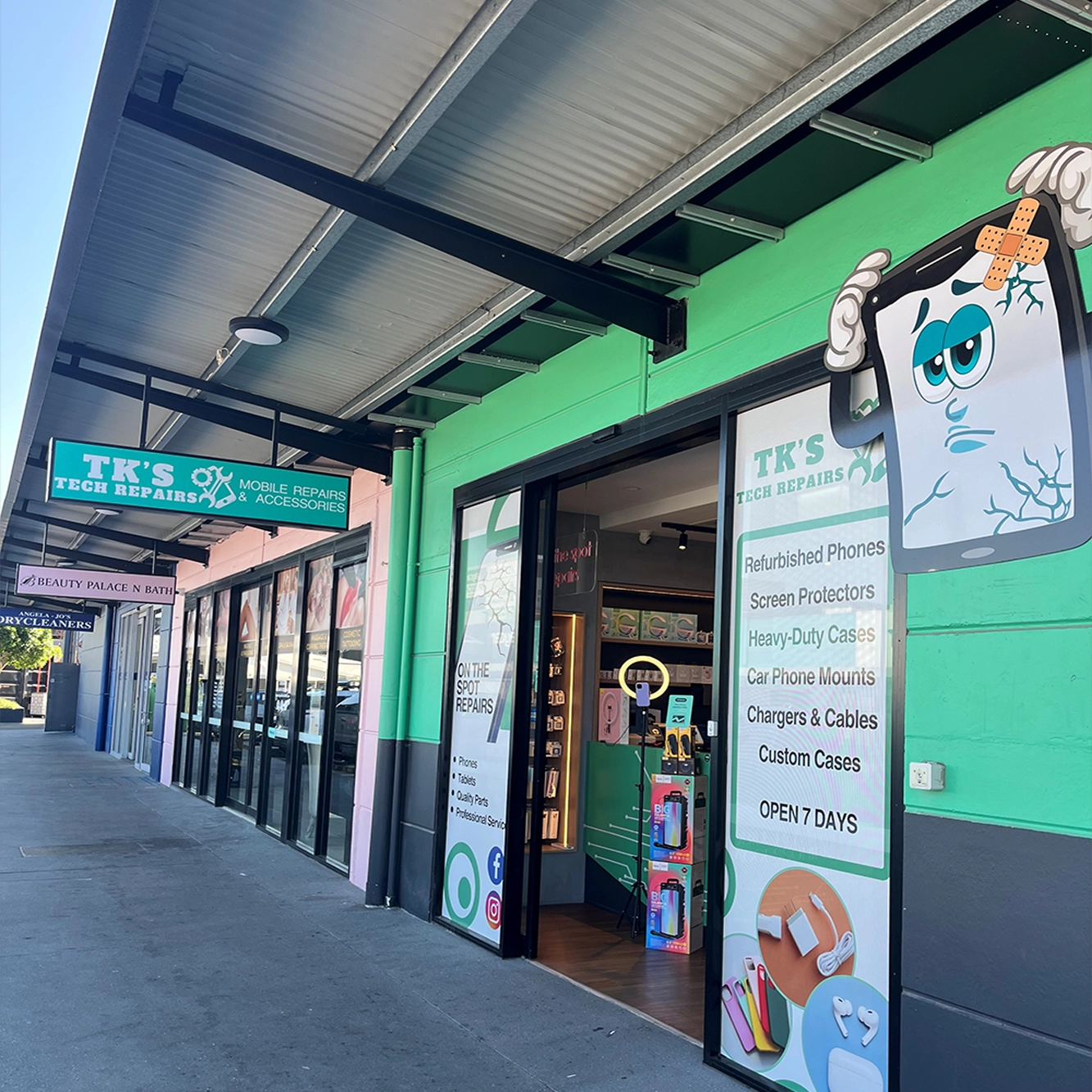 TK’s Tech Repairs store