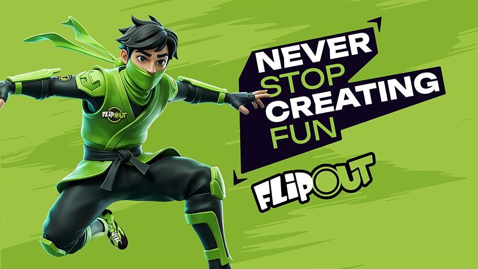 FLIP OUT banner